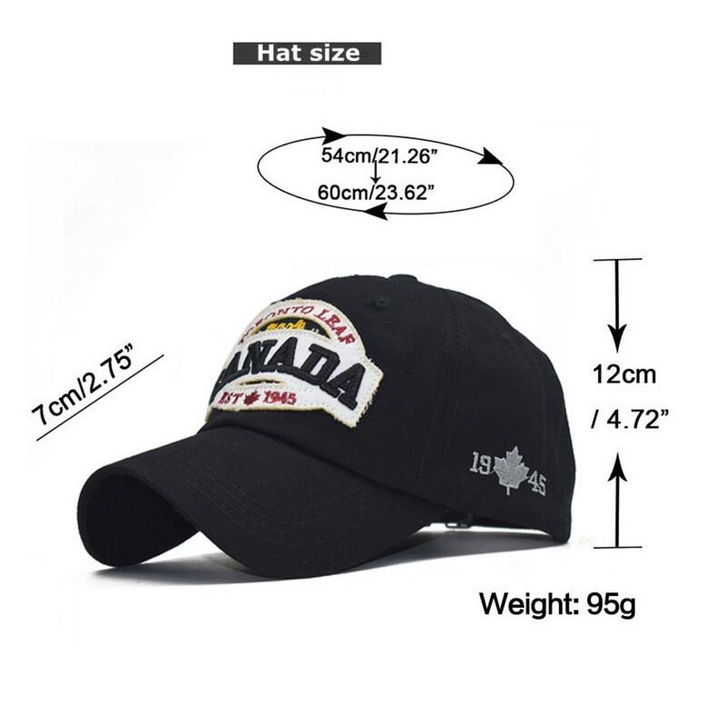 Mũ Lưỡi Trai Vải Cotton In Hình Lá Phong Thời Trang Thể Thao Cho Nam Và Nữ