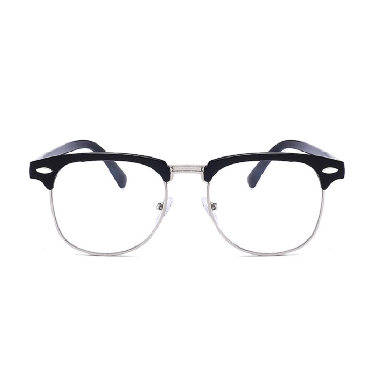 Kính mắt nửa gọng chống tia sáng xanh phong cách Hàn Quốc cho nam nữ