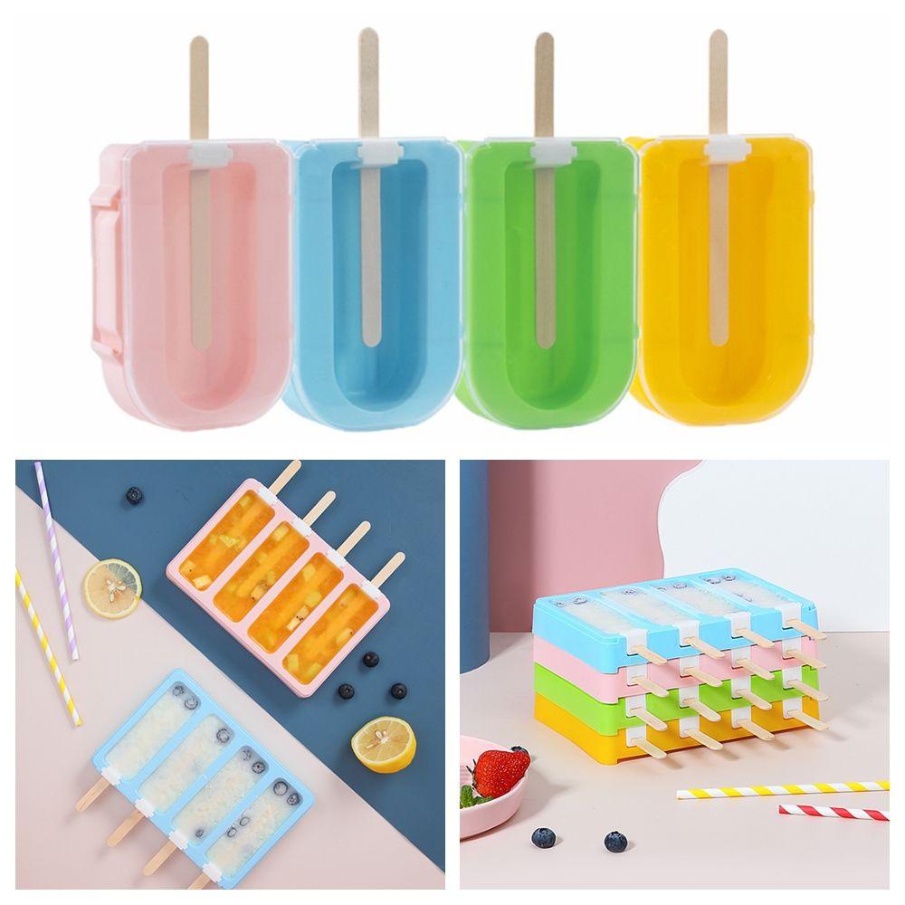Khuôn Làm Kem Que / Sô Cô La DIY Tiện Dụng Cho Nhà Bếp