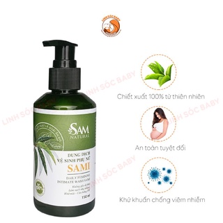 Dung Dịch Vệ Sinh Phụ Nữ Thảo Mộc SAM NATURAL