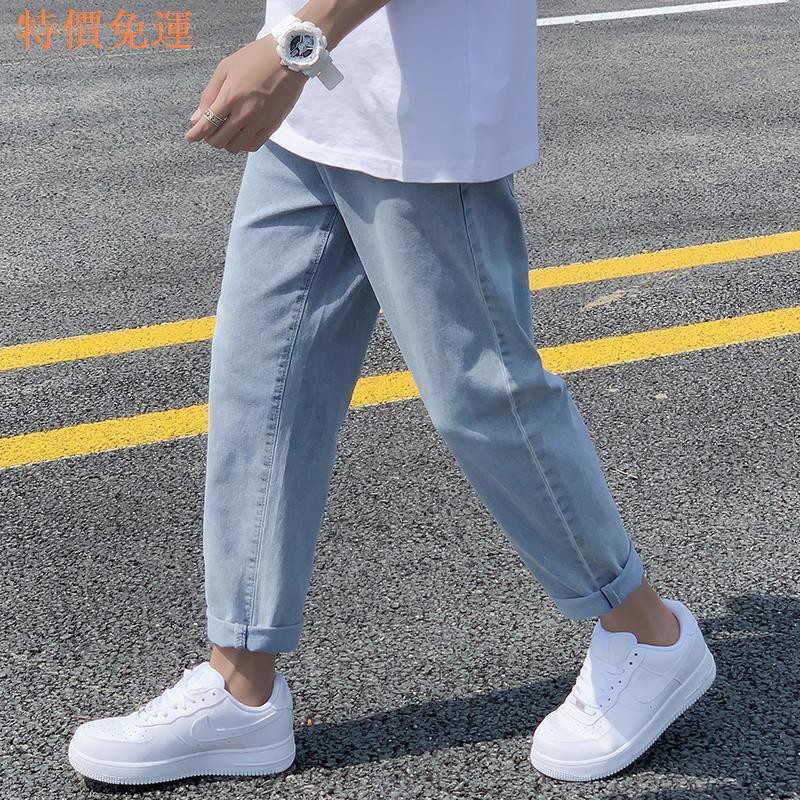 Quần jean dài ống rộng thời trang phong cách cổ điển dành cho nam | BigBuy360 - bigbuy360.vn