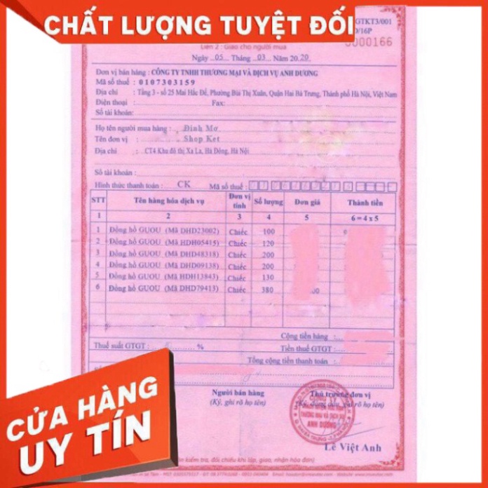 Đồng hồ nữ Guou mặt vuông dây silicone cao cấp, phong cách thời thượng bảo hành 12 tháng