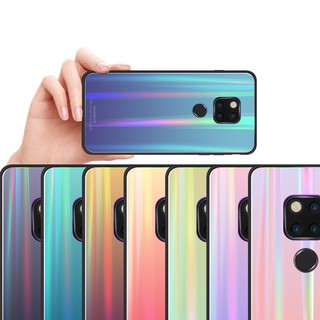 Mate 20/ Mate 20 pro - Ốp lưng kính cường lực đổi màu Rainbow