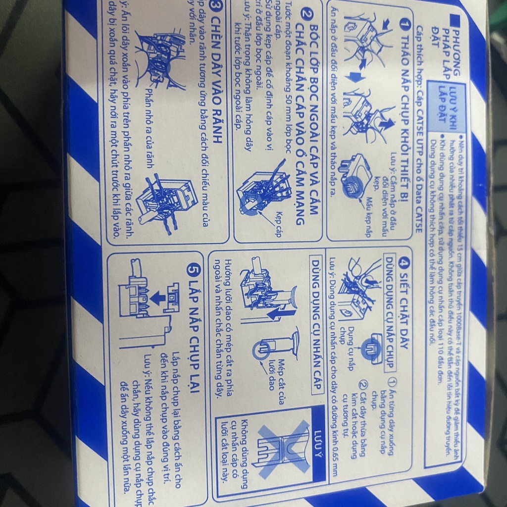 Hạt mạng WEV2488SW Panasonic Hạt Mạng Cat5e Panasonic Nhân Mạng Âm Tường Nhựa Chống Cháy