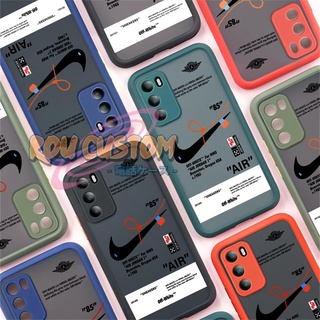 Ốp điện thoại mềm in logo nike cho samsung a02 a32 a52 a72