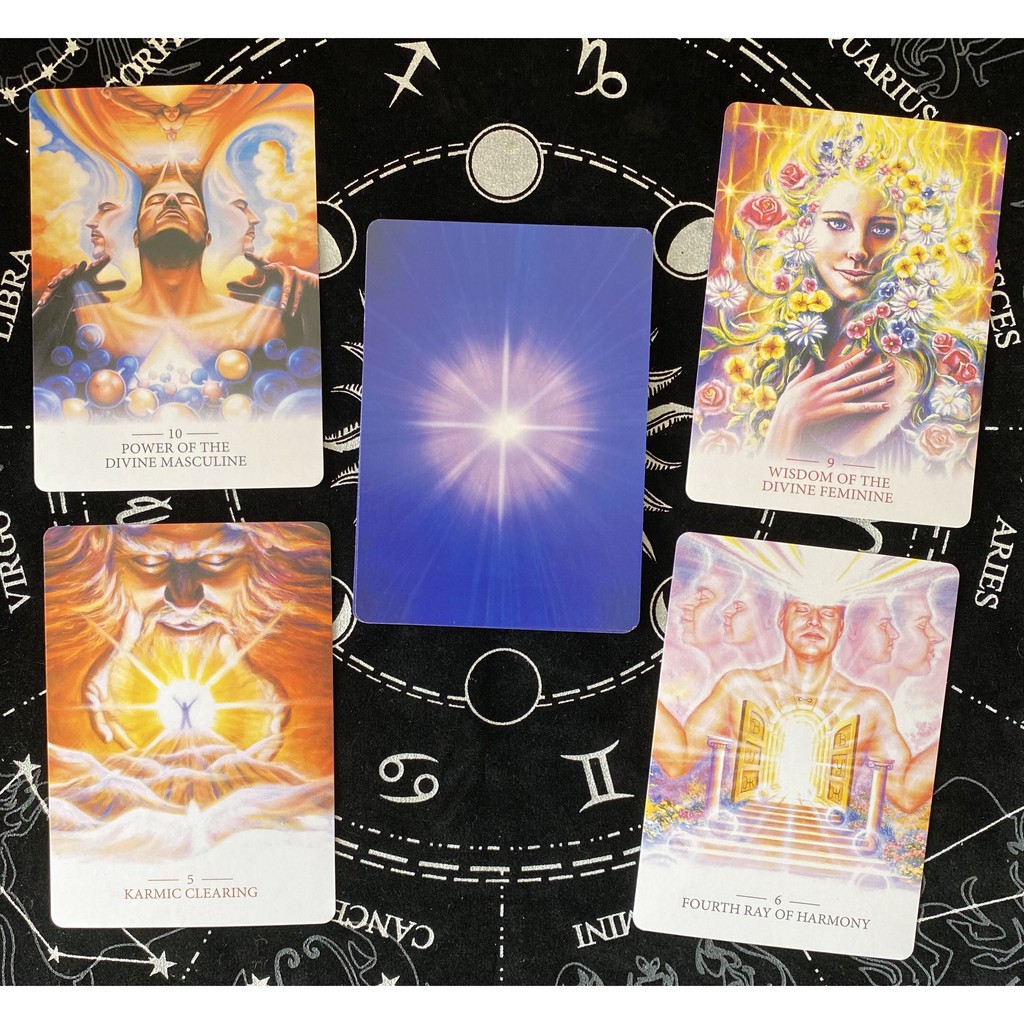 Bộ Tarot Lightworker Oracle M8 Bài Bói New