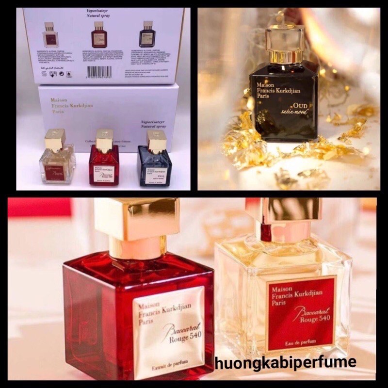 (Chính Hãng) Sét nước hoa Maison Francis Kurkdjian Pais 30ml 3 mùi SIÊU THƠM | BigBuy360 - bigbuy360.vn
