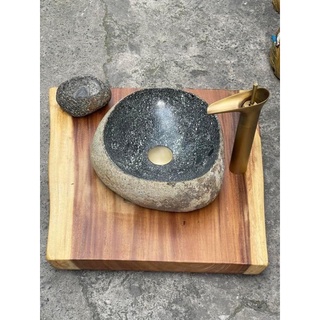Lavabo đá tự nhiên cuội