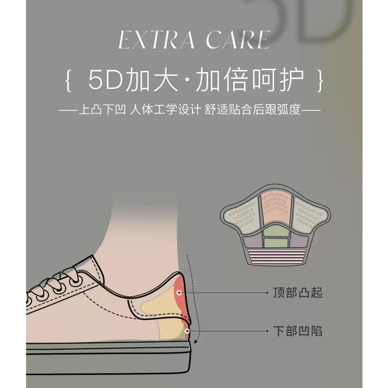 Miếng lót giày thể thao, cao gót, giày tây bảo vệ gót sau bằng xốp chống trượt hình vương miện E770