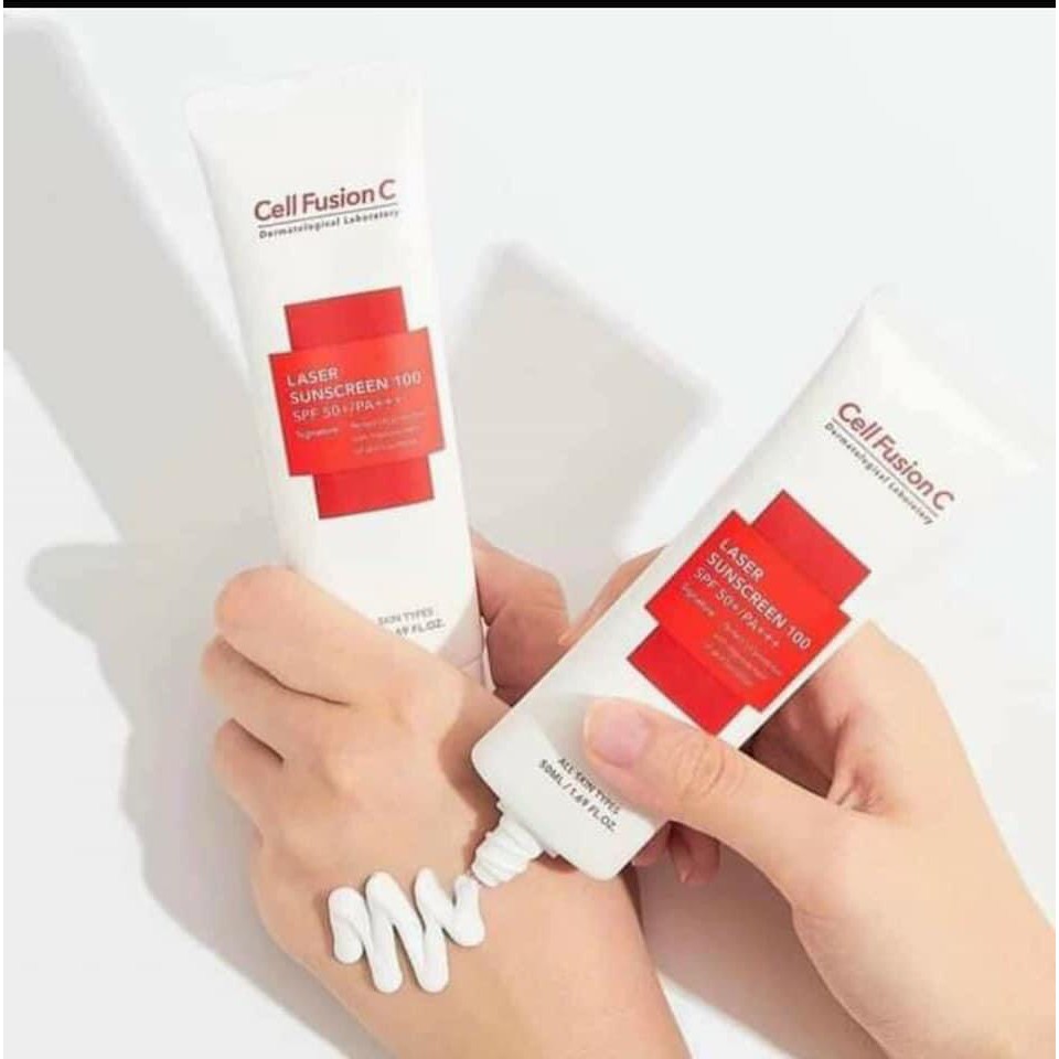 Kem chống nắng Cell fusion C laser suncreen 100 spf50 + PA+++ 50ml
