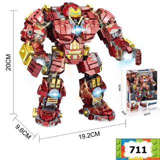 Lego Robot Hulk Marvel đồ chơi xếp hình trí tuệ dành cho trẻ với 711 mảnh ghép