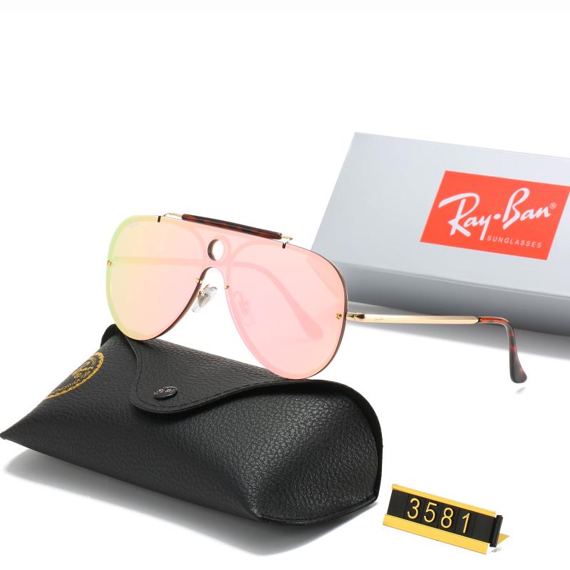 Wayfarer Ray-Ban_ chính hãng Kính râm 2021 Thời trang Hàn Quốc mới Kính râm nam nữ một mảnh Cặp đôi hợp thời trang Du lịch ngoài trời Kính râm lái xes