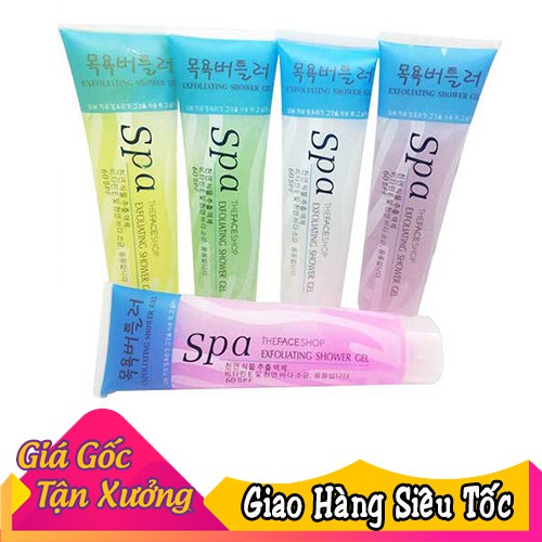 Gel tẩy tế bào chết Spa exfoliating shower 310ml