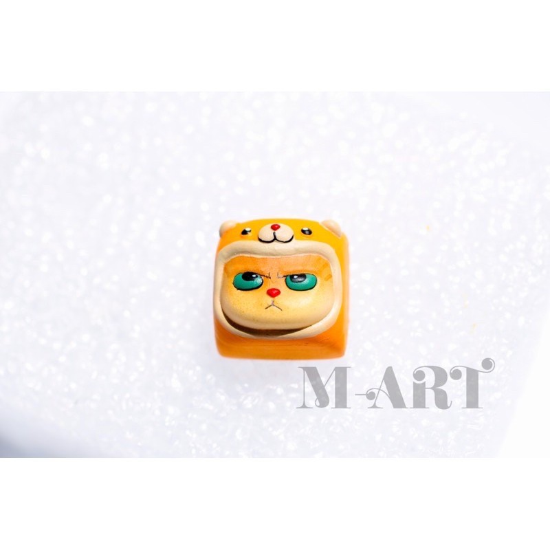 Keycap - Nút Bàn Phím Gaming - Nút Bàn Phím Cơ Mặt Mèo Hờn Dỗi  - Cáo Lửa - KC022