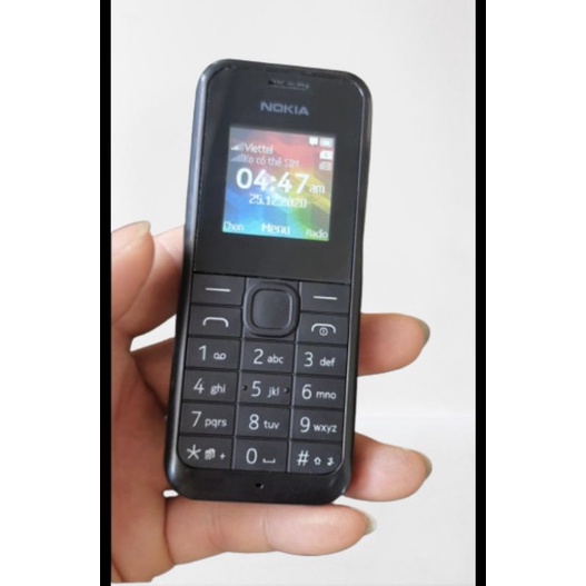 Điện Thoại Nokia 105 Bản 2 Sim Zin Chính Hãng kèm pin sạc