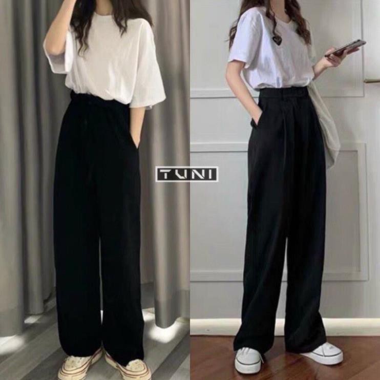 [SIÊU HOT] |Hình thật độc quyền| QUẦN TÂY ỐNG RỘNG NỮ ULZZANG