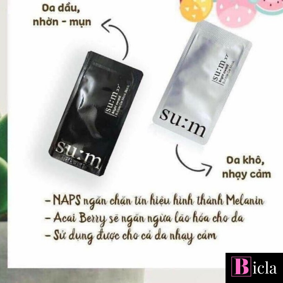 Mặt Nạ Thải Độc Sum Hàn Quốc-Mask Sủi Bọt Hút Chì