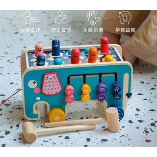 đồ chơi búa đập chuột gỗ