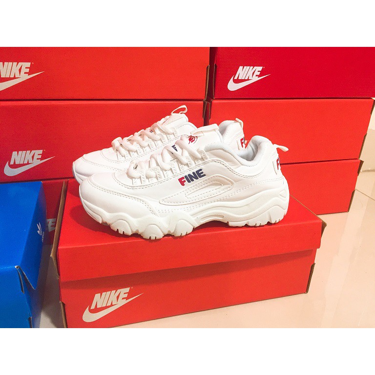 Giày sneaker nữ FINEEE Hot trend chất đẹp ( Tặng 2 đôi tất cổ ngắn Lali cao cấp + Ảnh chụp thật)