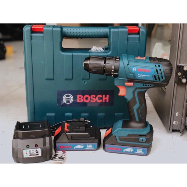 Bộ Máy Khoan Pin Boss 24 Chi Tiết 36V 3 Chức Năng Có Búa Khoan Tường, Máy Khoan Pin, Máy Bắn Vít Pin