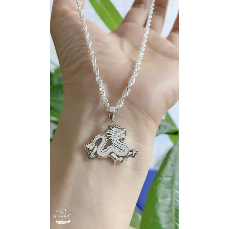 vòng cổ bạc con giáp cho bé