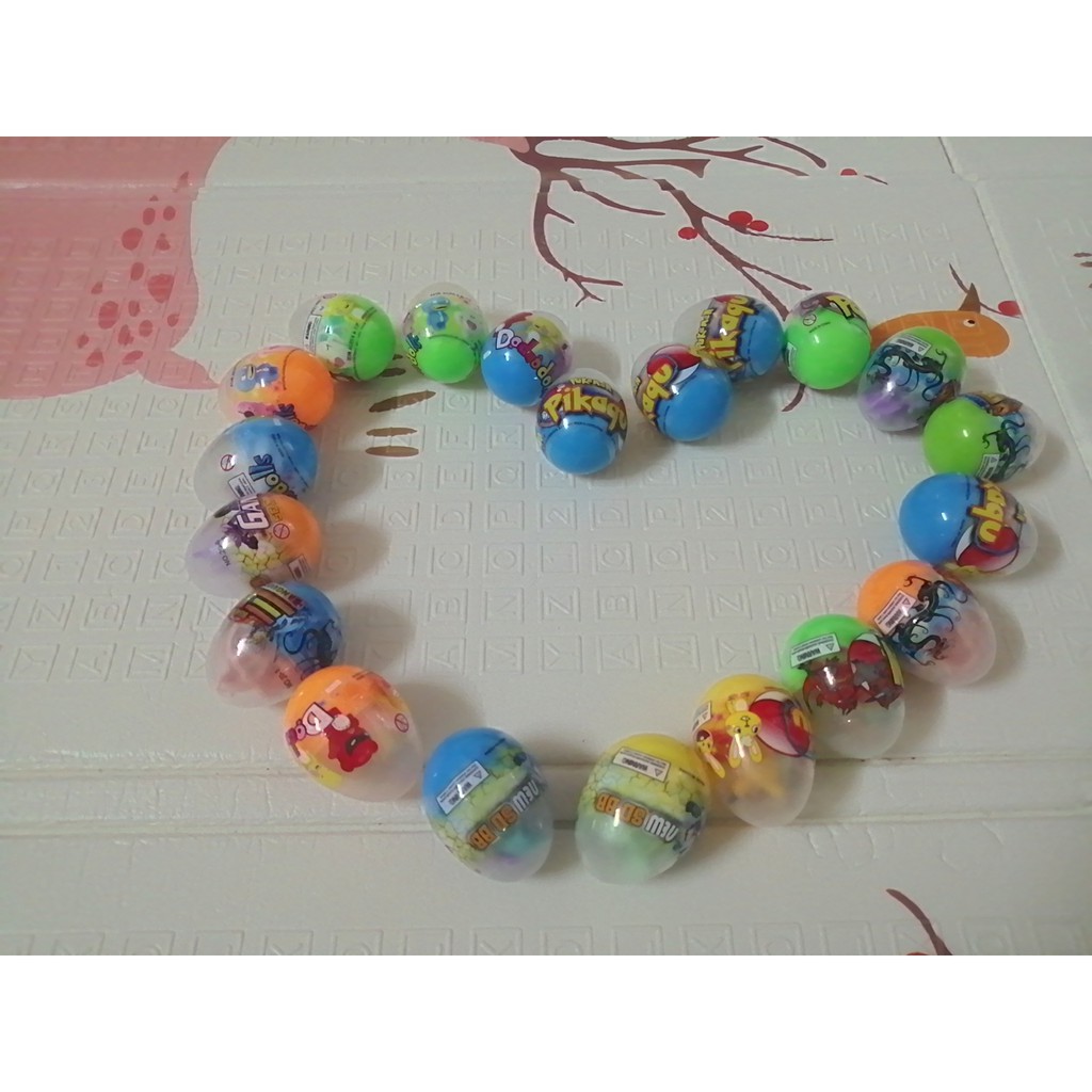 Combo Trứng pikachu & nhân vật hoạt hình