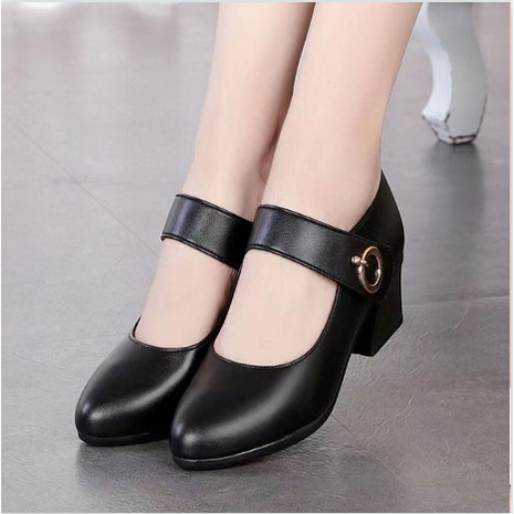 Giày Búp Bê Mary Jane Da Mềm Mũi Tròn Thời Trang Xuân Thu 2022 3.5cm Cho Nữ