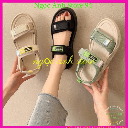 Dép quai hậu,sandal nữ đi học hàng quảng châu full size,sẵn 3 màu Ngọc Ánh store