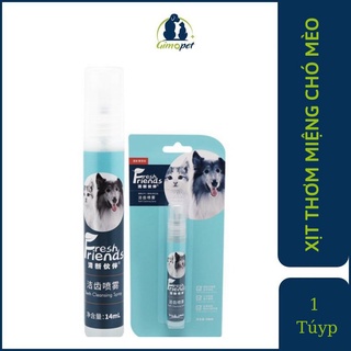 Xịt Thơm Miệng Cho Chó Mèo Fresh Friend 14ml