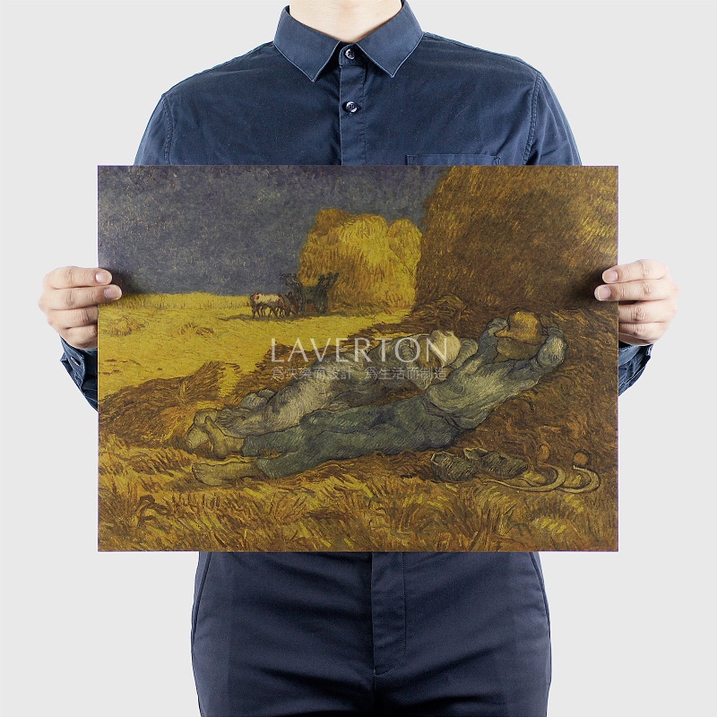 Tranh Treo Tường Trang Trí Hình Tranh Sơn Dầu Phong Cách Retro