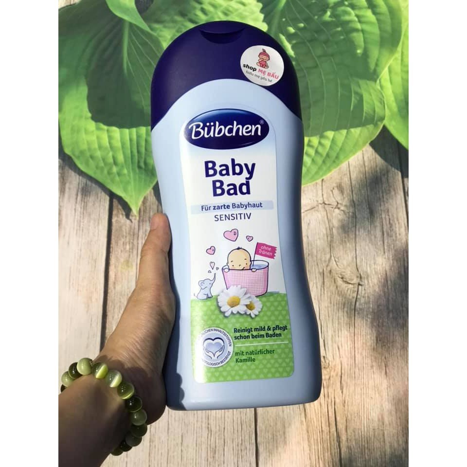 (Hàng Đức) Sữa tắm dành cho trẻ em Bubchen Baby Bad 1000ml, sữa tắm thảo dược hương hoa cúc thơm mát