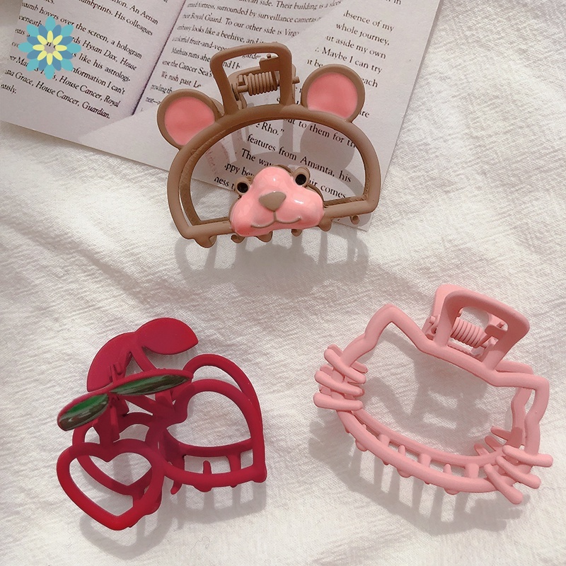 Kẹp tóc kim loại tùy chọn kiểu dáng đáng yêu cho nữ