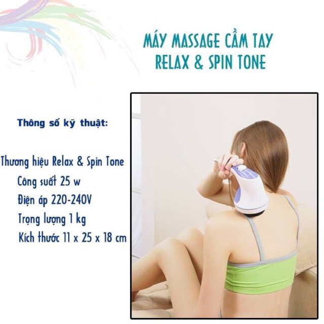 Máy Massage Cầm Tay Relax & Spin Tone - A781 TTIỆN LỢI