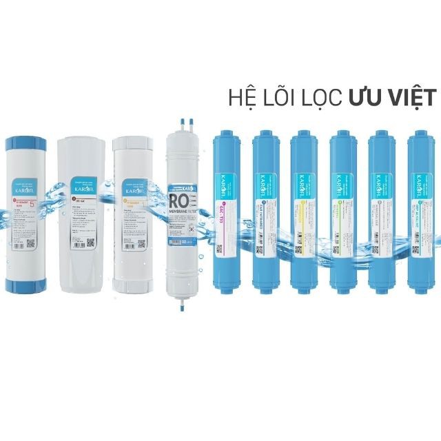 Combo 3 Lõi Lọc Số 1 Karofi Hàng Chính Hãng Dùng Cho Các Loại Máy Lọc Nước RO Giá Rẻ Tại Hà Nội.