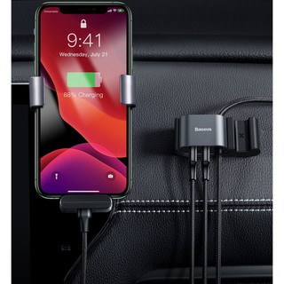 Cáp Lightning tích hợp cổng chia 2 USB BASEUS Special Data Cable for Backseat (USB to iP+Dual USB)