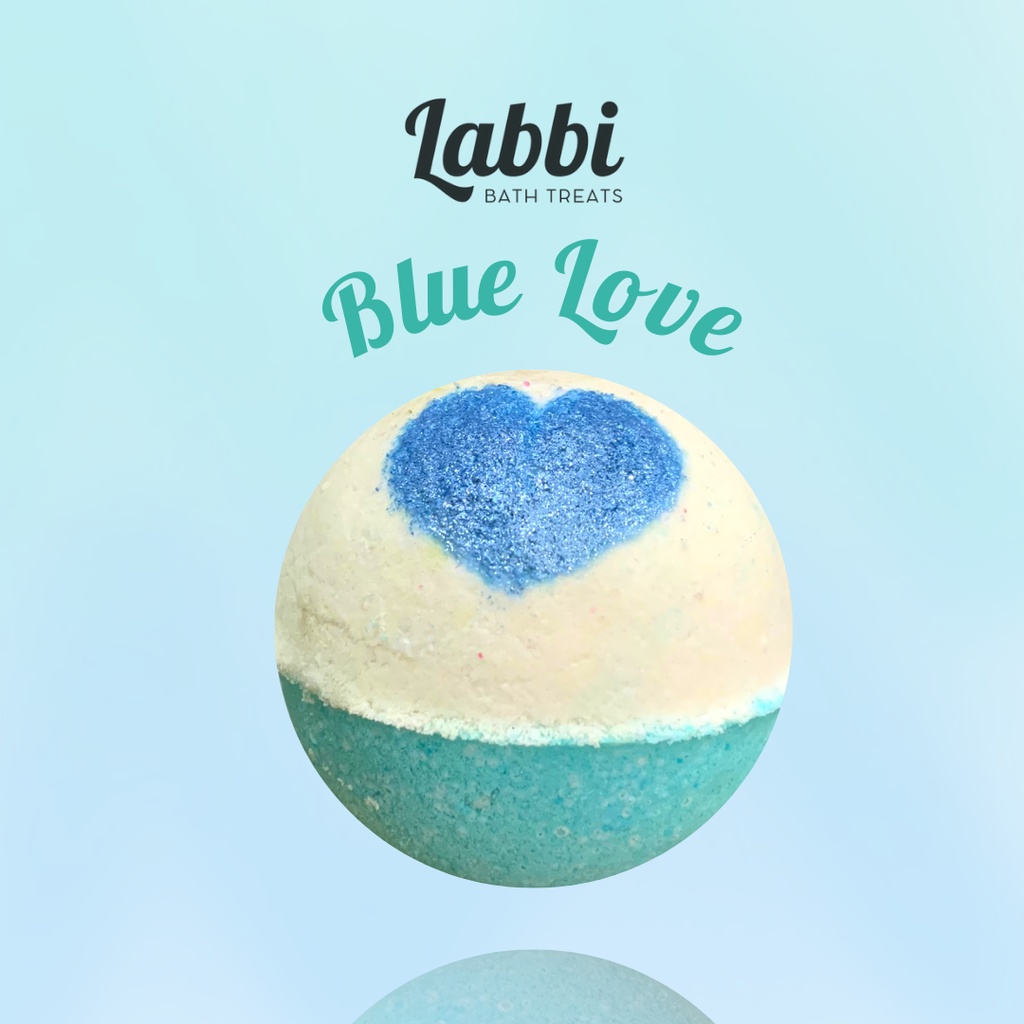 BLUE LOVE  Bath bomb / Viên sủi bồn tắm / Bom tắm