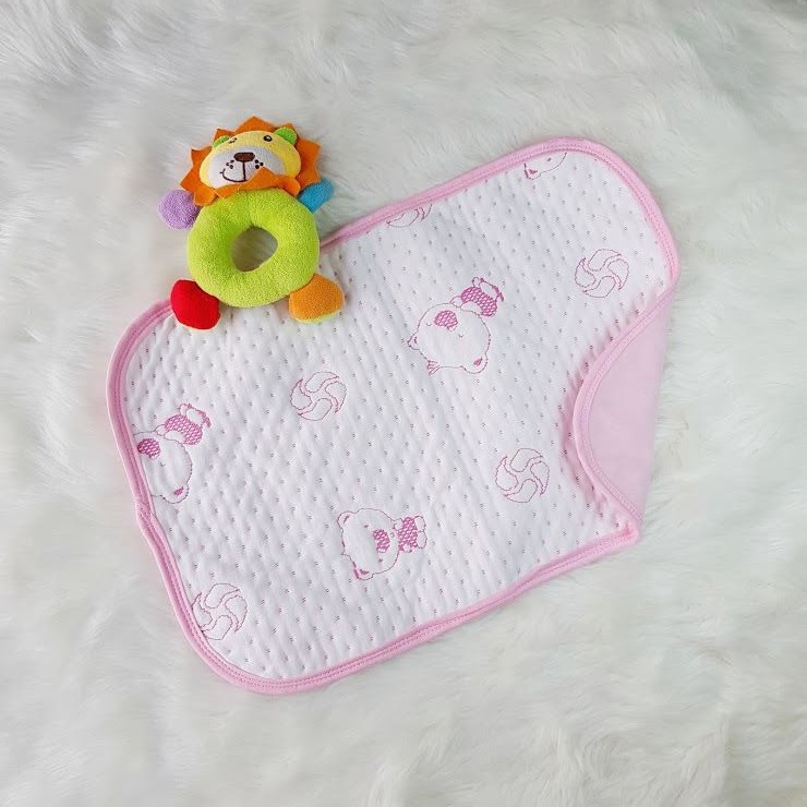 Set 2 Miếng lót chống thấm 4 lớp SIZE NHỎ (KT: 30X45cm) cho bé Cotton mềm mại, thoáng khí, siêu thấm hút, có thể giặt