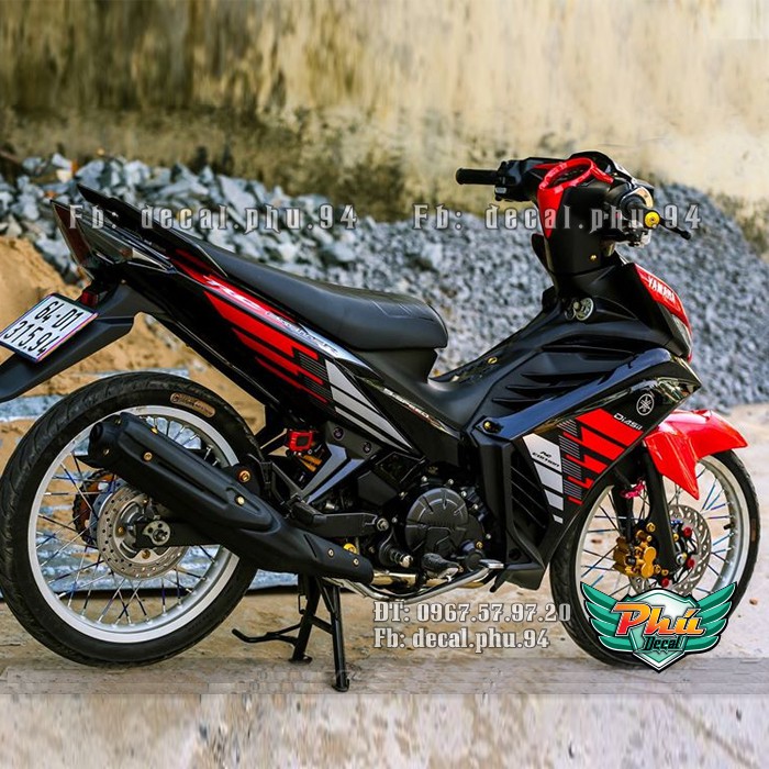 Tem rời Exciter 2011-2014 tem RC đỏ đen (V)