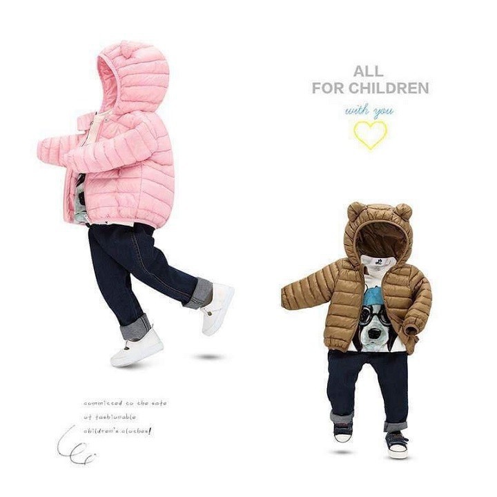 Áo phao siêu nhẹ SKIDS cho bé trai và bé gái từ 1 đến 5 tuổi