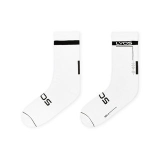 Vớ LYOS Socks Đen/Trắng