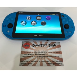 Máy PS Vita 2000 Aqua Blue Hackfull like new Nobox