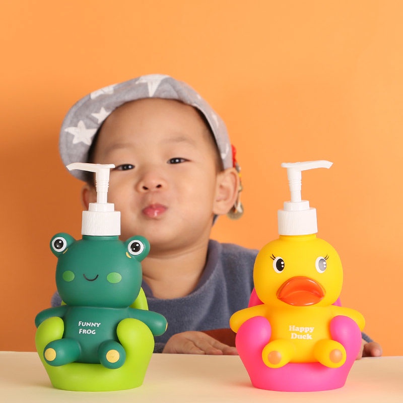 Bình Đựng Xà Phòng Rửa Tay Hình Hoạt Hình Cho Trẻ Em