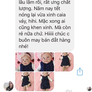Váy lẻ H&M (1-2m) bé gái