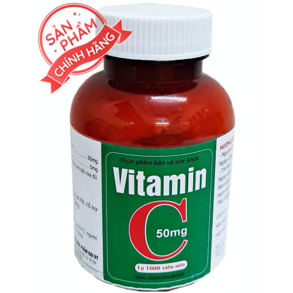 Vitamin C Đại Uy (Lọ 1000 viên)