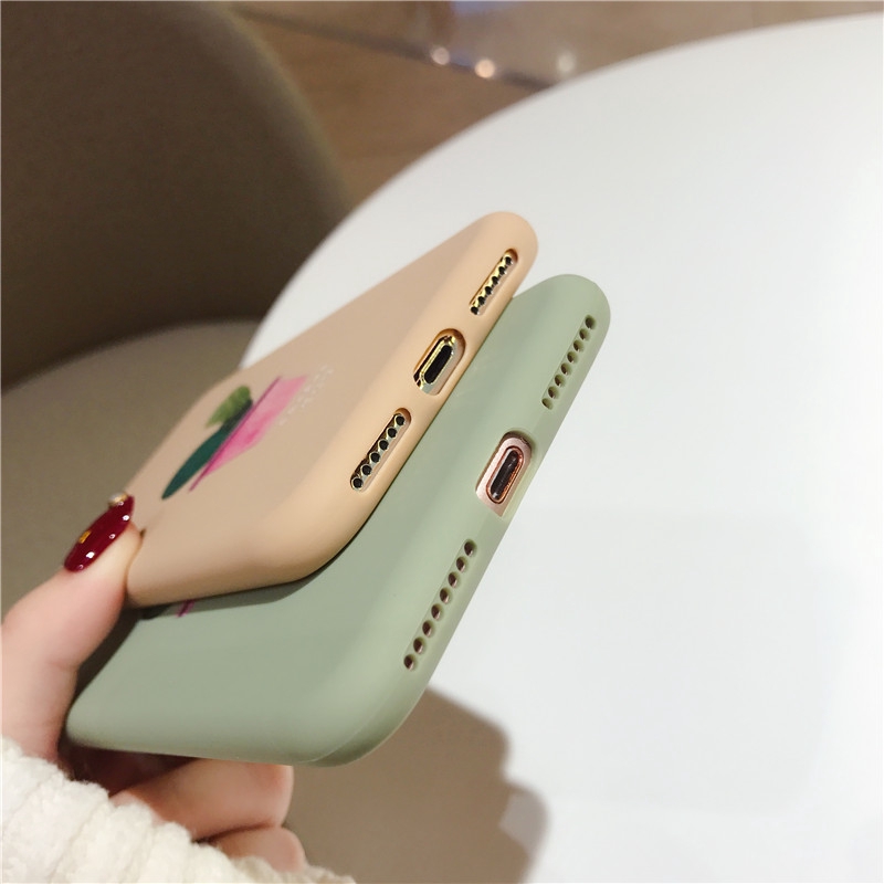 Ốp điện thoại silicone in hình cây xương rồng cho Iphone 6/6s/6+/6s+/7/+/8/+/X/Xr/Xs/Max | BigBuy360 - bigbuy360.vn
