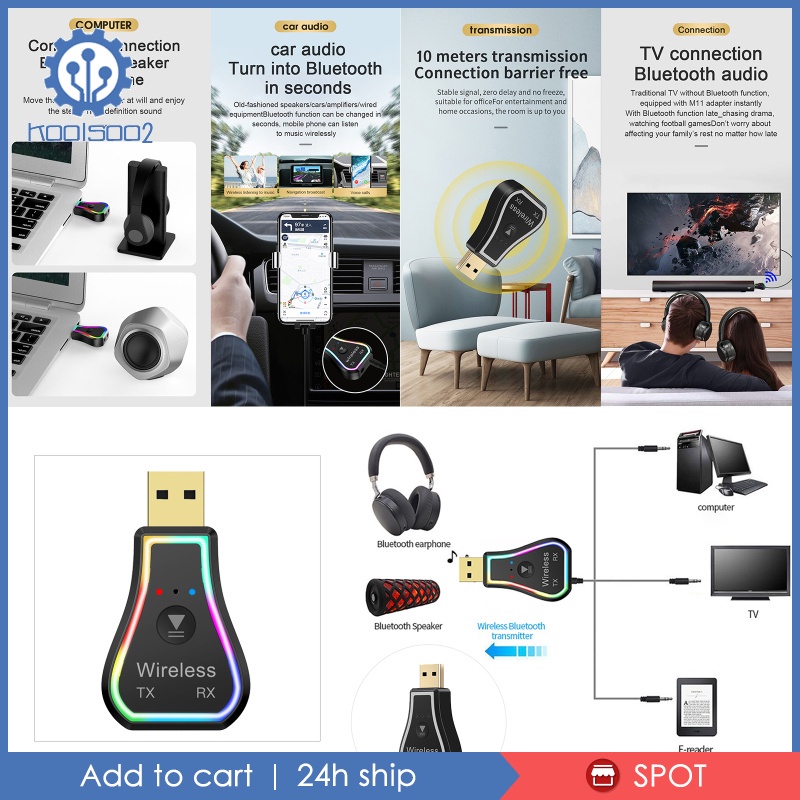 Thiết Bị Truyền Phát Tín Hiệu Bluetooth 5.0 M11 Usb Kool2-8 Cho Tv Và Nhiều Loại Khác Nhau