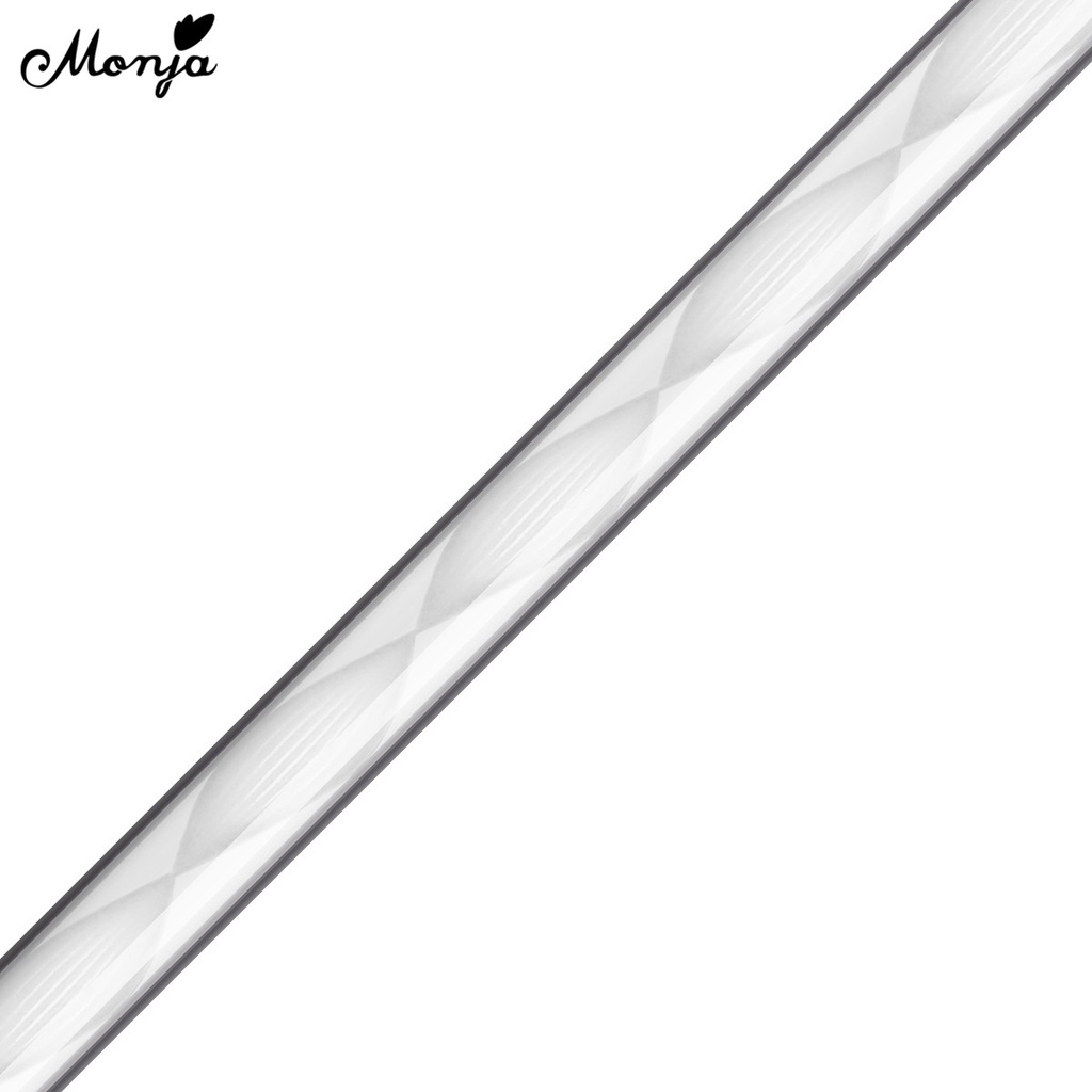 [Hàng mới về] Cọ Vẽ Khắc Họa Tiết Hoa Trang Trí Móng Nghệ Thuật Monja Bột Acrylic Lỏng Tay Cầm Màu Trắng