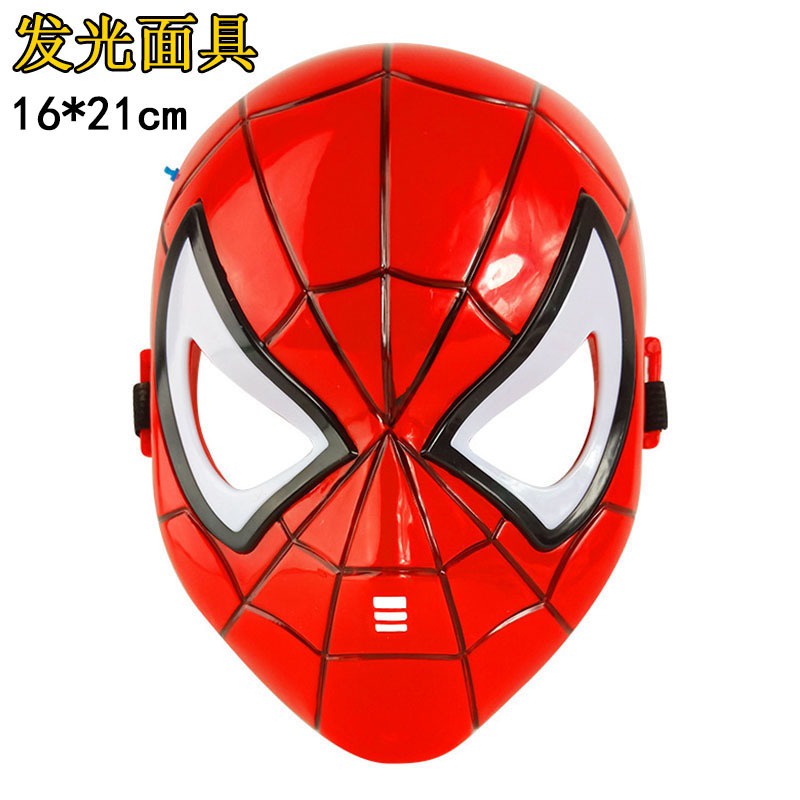 Áo choàng siêu nhân nhện kèm găng tay, mặt nạ, đeo tay bắn đĩa.Bộ trang phục hóa trang Người Nhện dịp halloween