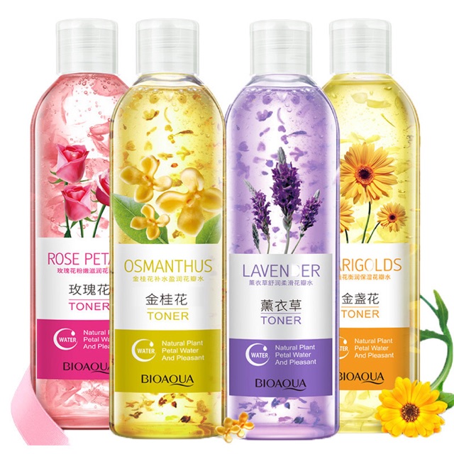 Nước hoa hồng Toner cánh hoa Bioaqua