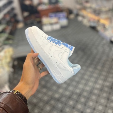 Giày thể thao Nike_AF1 đế xanh , Giày sneaker nữ AF1 cực xinh dễ phối đồ Full Box + Dây
